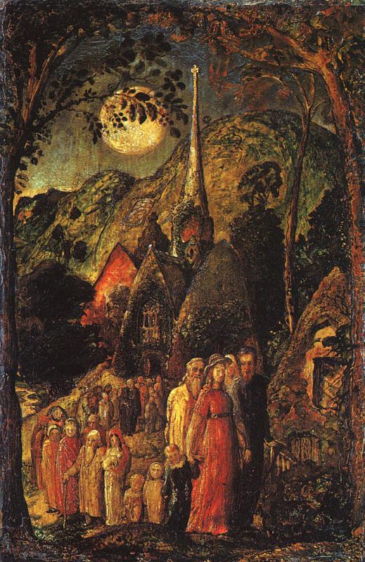 Samuel Palmer Coming from Evening Church